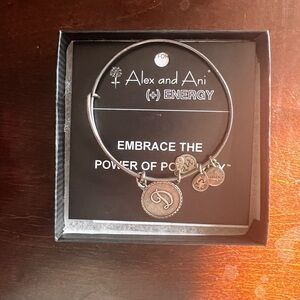 Alex and Ani Gold Charm Bangle